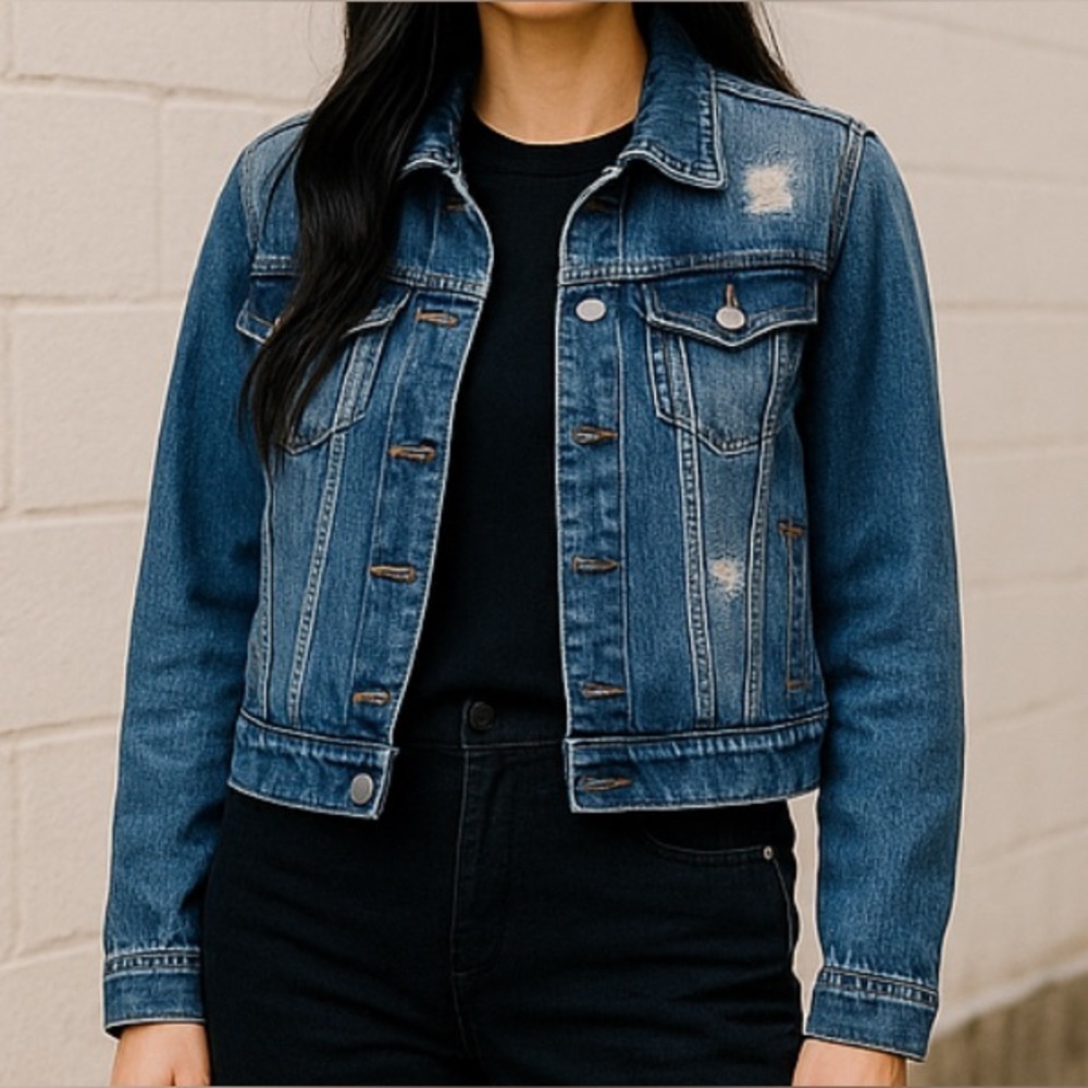 Blank NYC Denim Jacket, Womens Small
